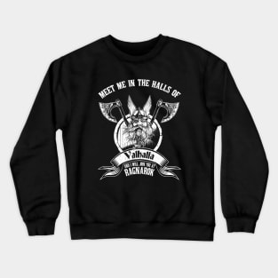 Odin or Wodan Valhalla Viking Warrior Ragnar Norse T-Shirt Crewneck Sweatshirt